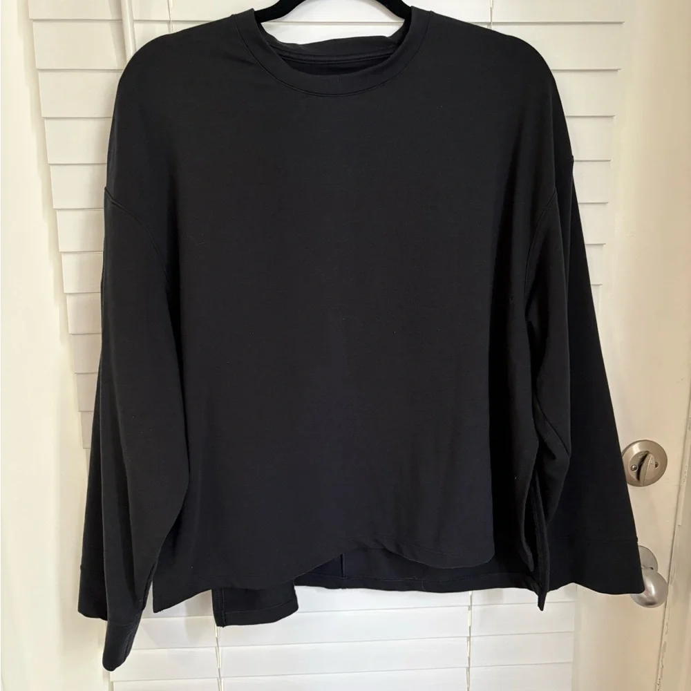 USAW Nike Yoga Dri-FIT Black Sweatshirt - Picture 1 of 4
